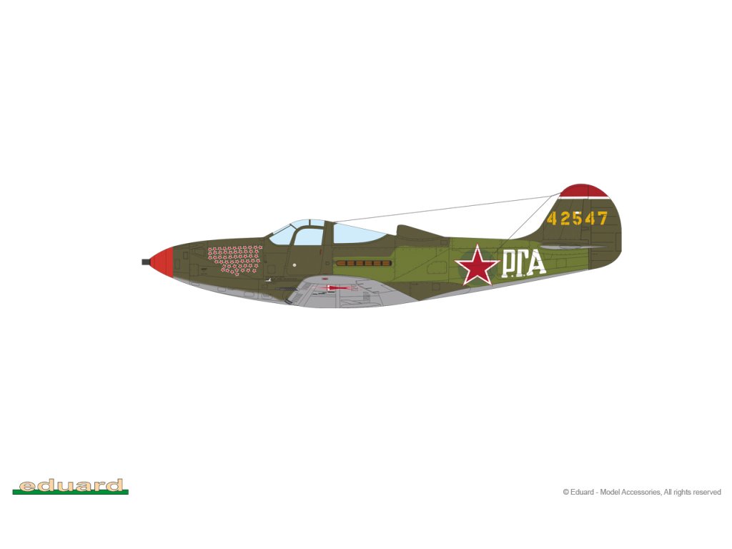 EDUARD PROFIPACK 1/48 P-39N Airacobra 