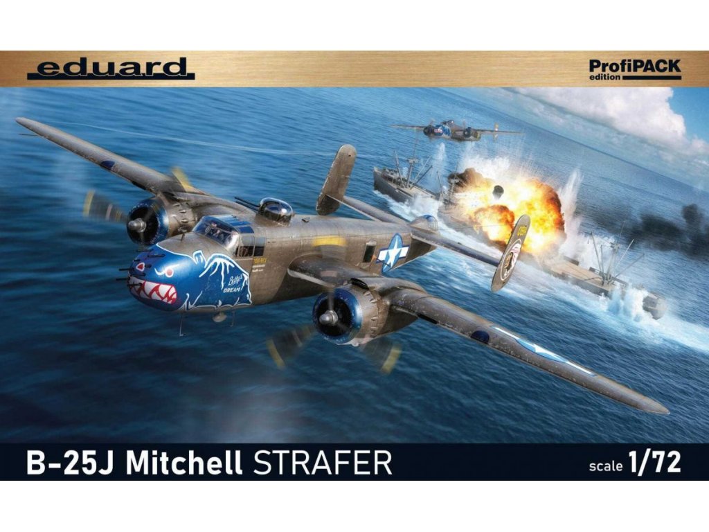 EDUARD PROFIPACK 1/72 B-25J Mitchell Strafer