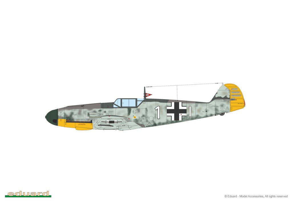 EDUARD PROFIPACK 1/72 Bf 109F-2 