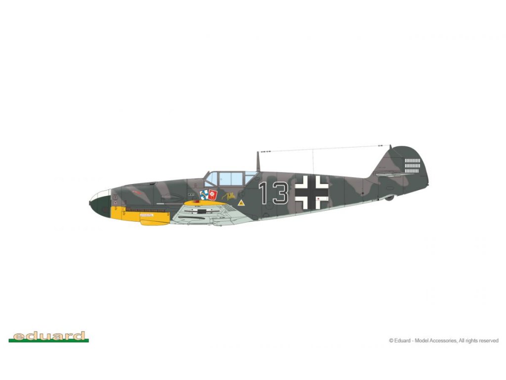 EDUARD PROFIPACK 1/72 Bf 109F-4