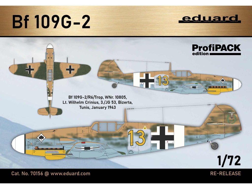 EDUARD PROFIPACK 1/72 Bf 109G-2