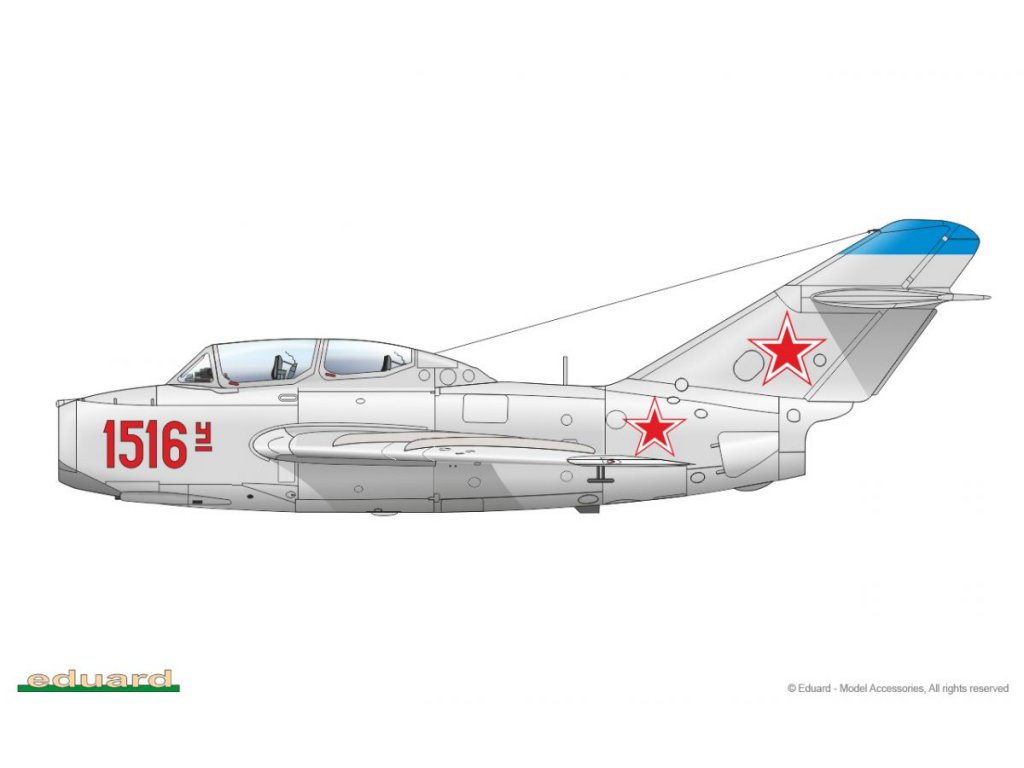 EDUARD PROFIPACK 1/72 MiG-15uti Fagot