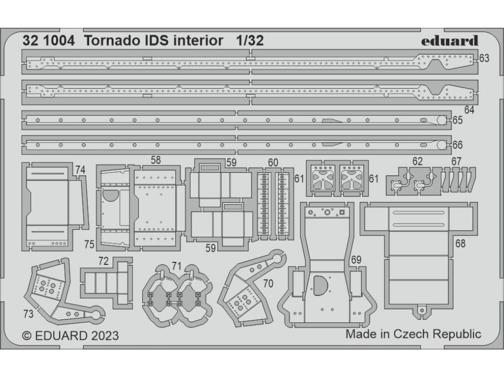 EDUARD SET 1/32 Tornado IDS interior for ITA