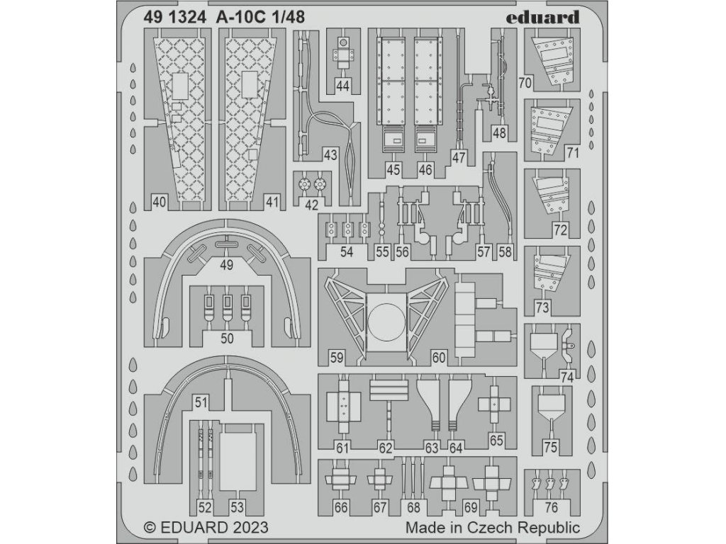 EDUARD SET 1/48 A-10C Thunderbolt II for HBB