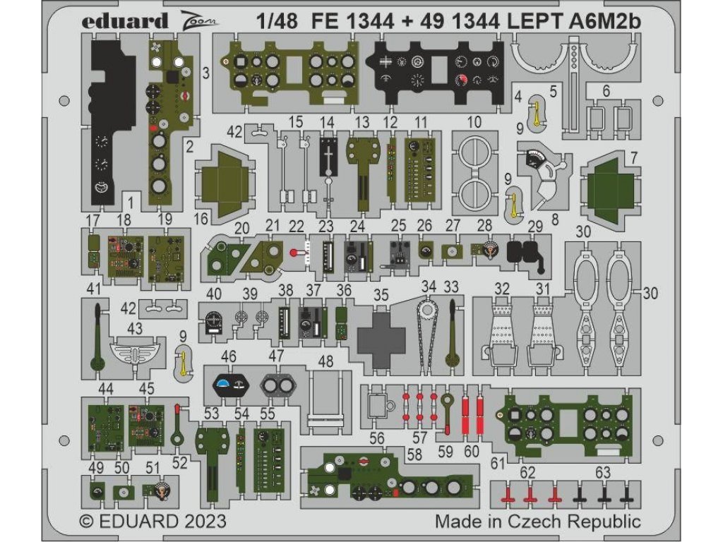 EDUARD SET 1/48 A6M2b Zero for ACA