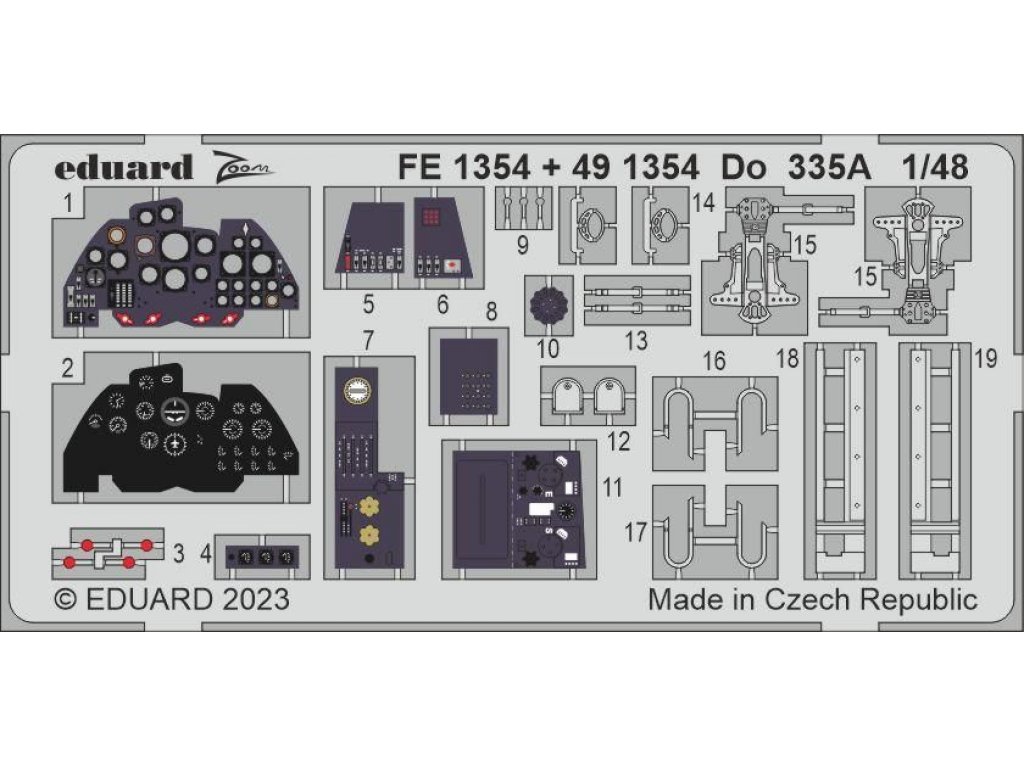 EDUARD SET 1/48 Do 335A Pfeil for TAM