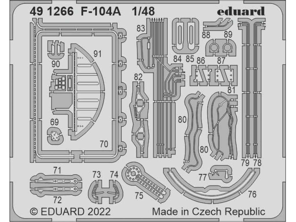 EDUARD SET 1/48 F-104A Starfighter for KIN