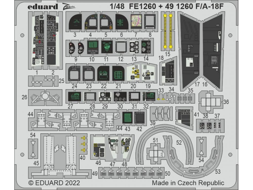 EDUARD SET 1/48 F/A-18F Superhornet for HBB