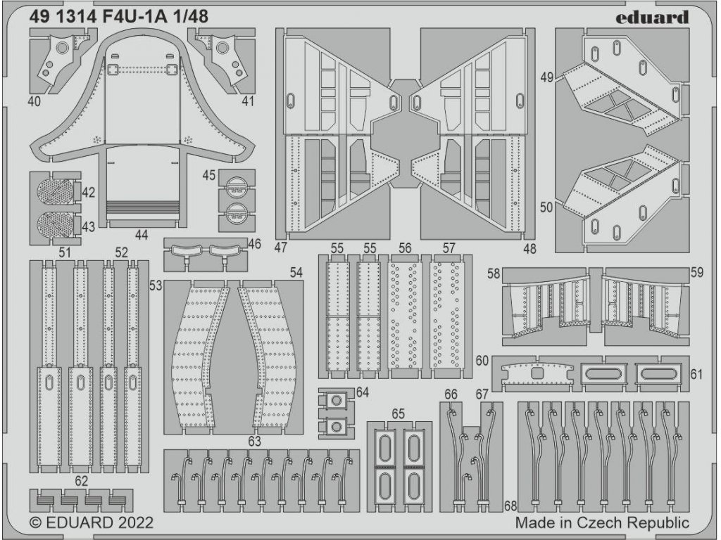 EDUARD SET 1/48 F4U-1A Corsair for HBB