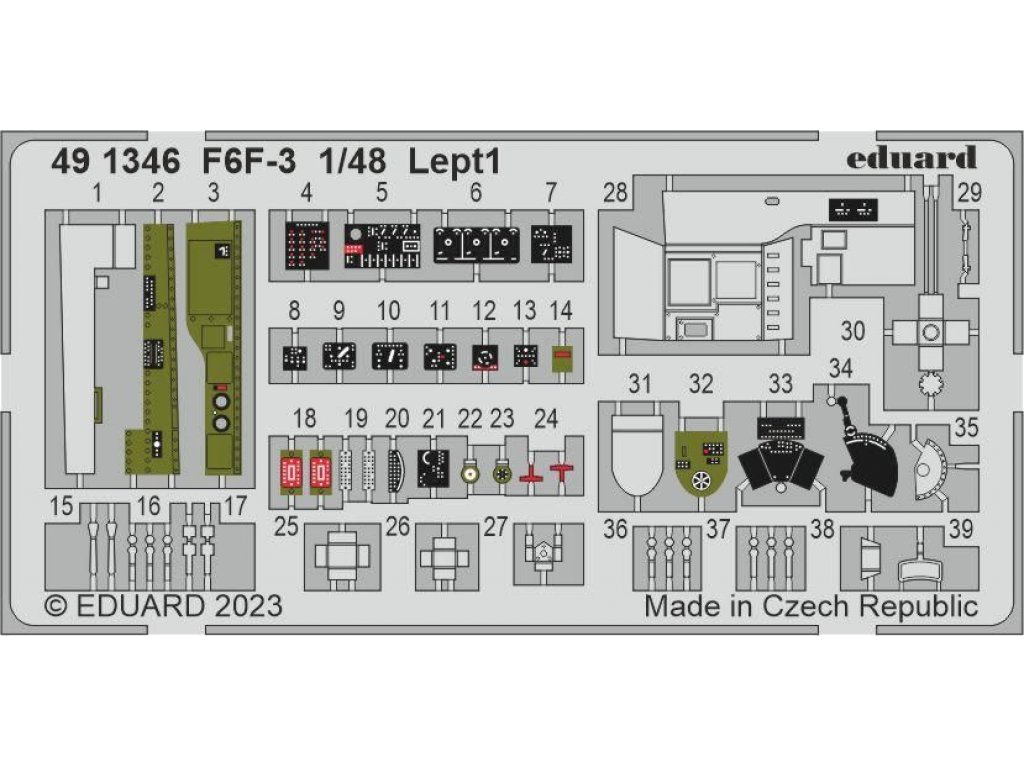 EDUARD SET 1/48 F6F-3 for EDU