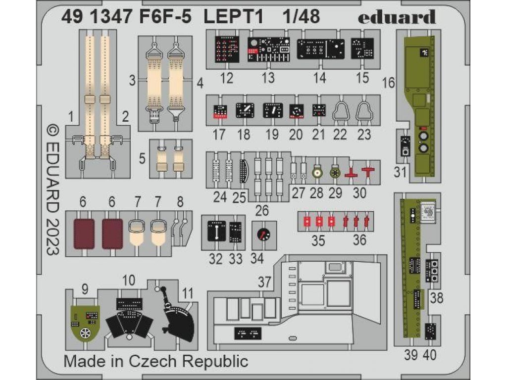 EDUARD SET 1/48 F6F-5 for EDU