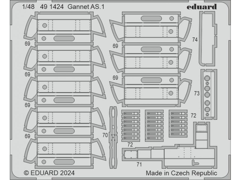EDUARD SET 1/48 Gannet AS.1 for AIR