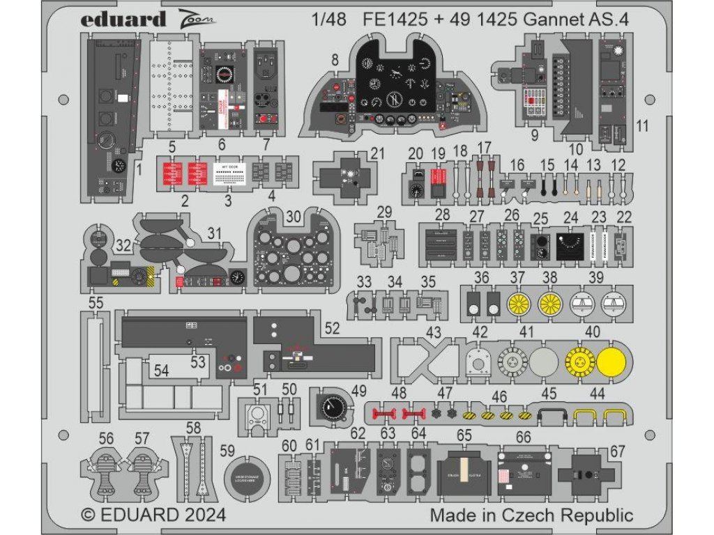 EDUARD SET 1/48 Gannet AS.4 for AIR