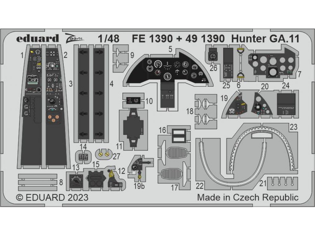 EDUARD SET 1/48 Hunter GA.11 for AIR