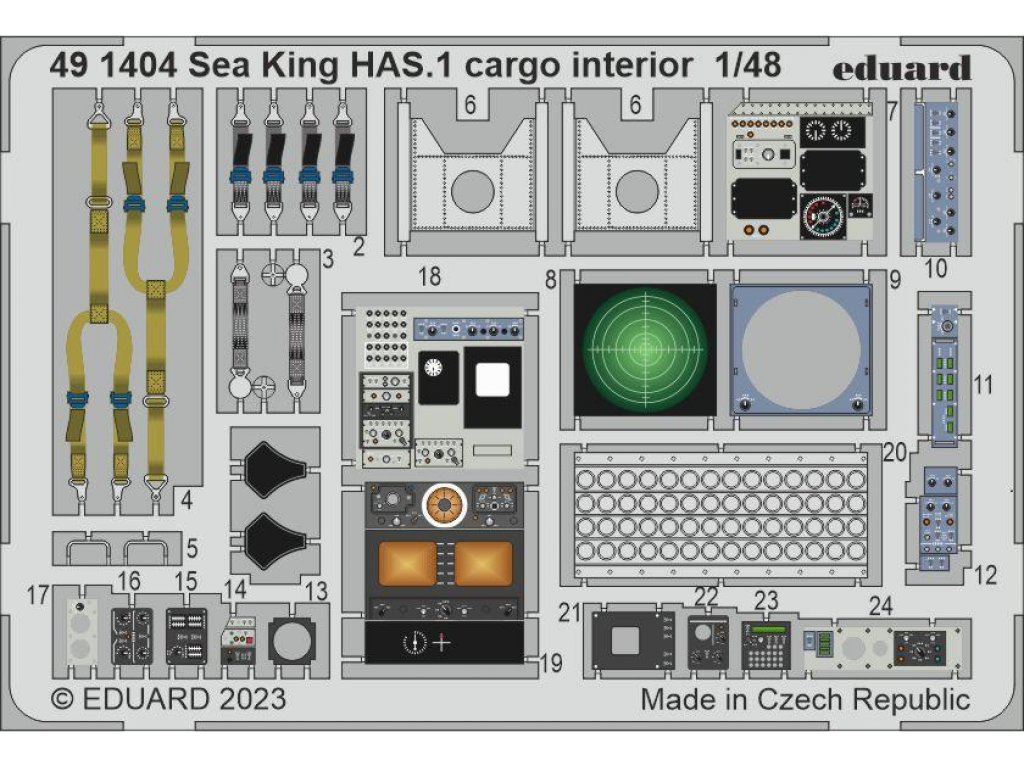 EDUARD SET 1/48 Sea King HAS.1 cargo interior forAIR