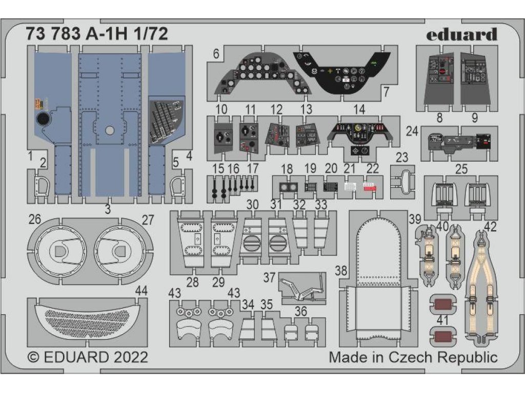 EDUARD SET 1/72 A-1H Skyraider for HAS/H2000