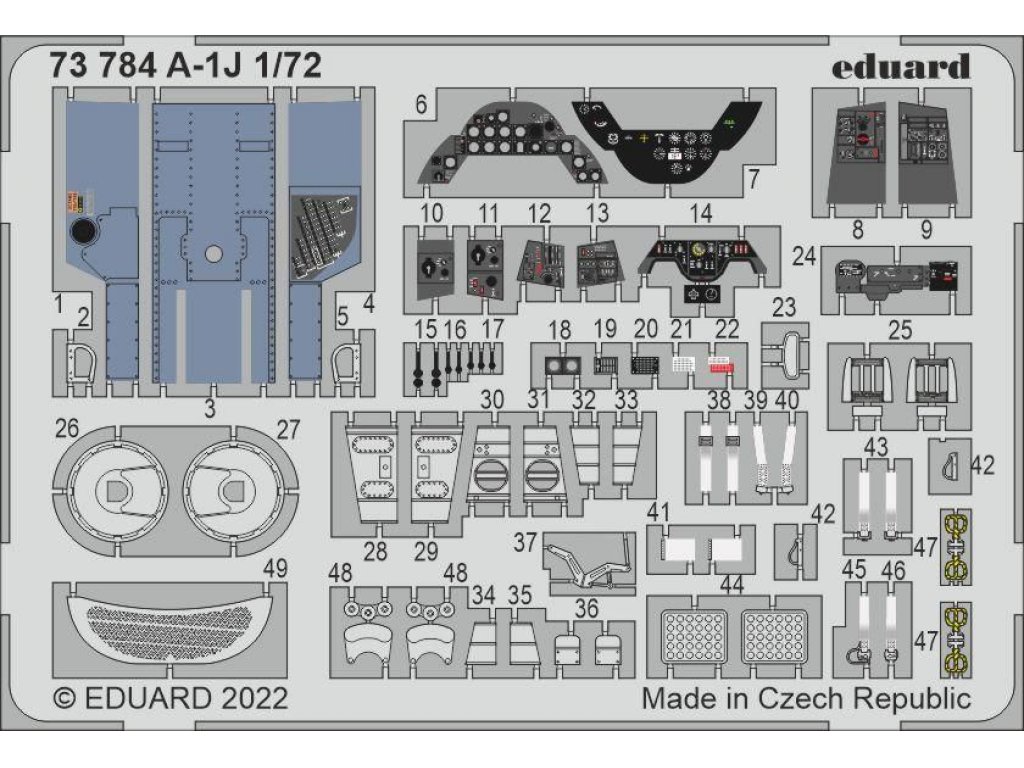 EDUARD SET 1/72 A-1J Skyraider for HAS/H2000