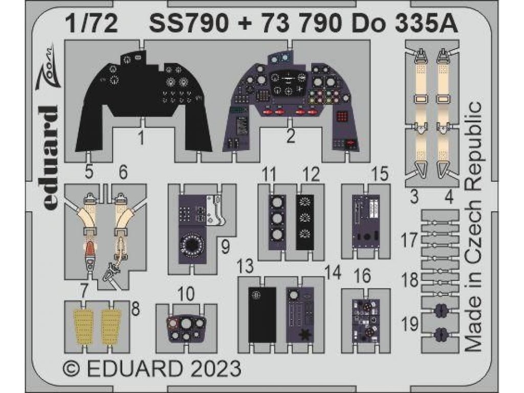 EDUARD SET 1/72 Do 335A Pfeil for H2000/DRA