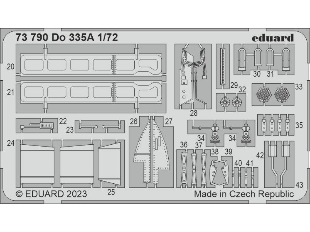 EDUARD SET 1/72 Do 335A Pfeil for H2000/DRA