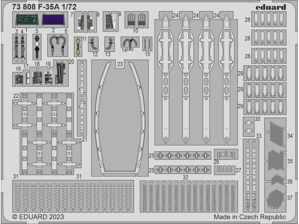 EDUARD SET 1/72 F-35A Lighting II for TAM