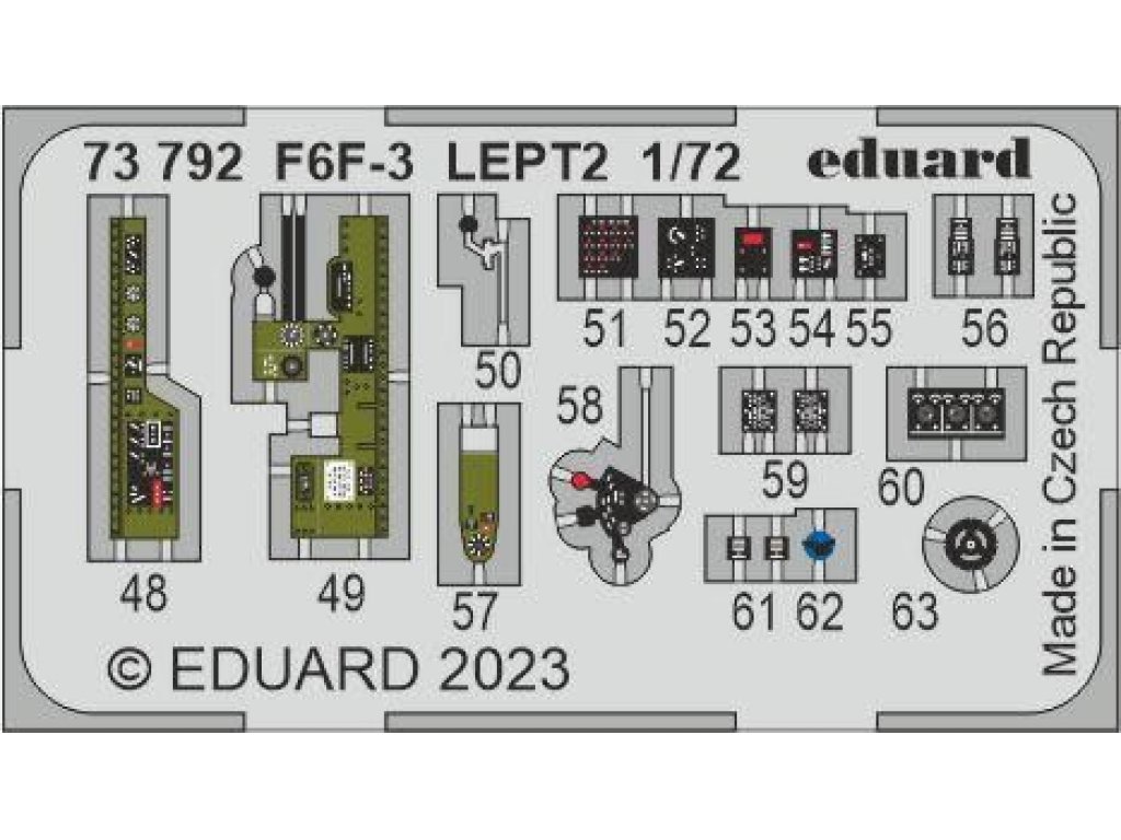 EDUARD SET 1/72 F6F-3 Hellcat for EDU