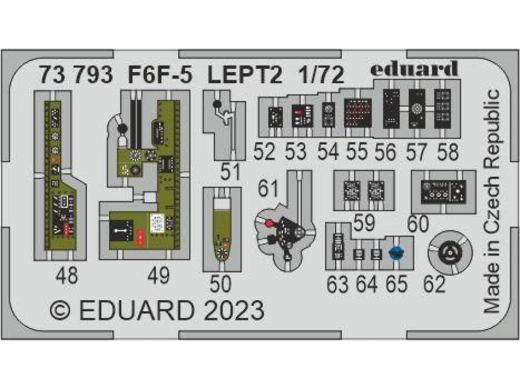 EDUARD SET 1/72 F6F-5 Hellcat for EDU