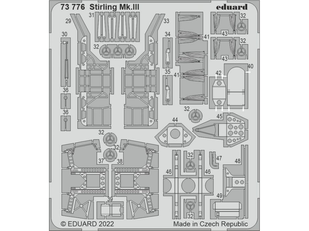 EDUARD SET 1/72 Stirling Mk.III for ITA