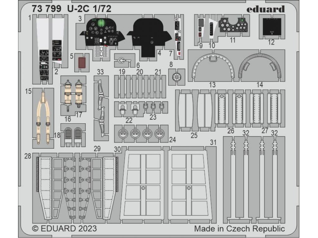 EDUARD SET 1/72 U-2C for HBB