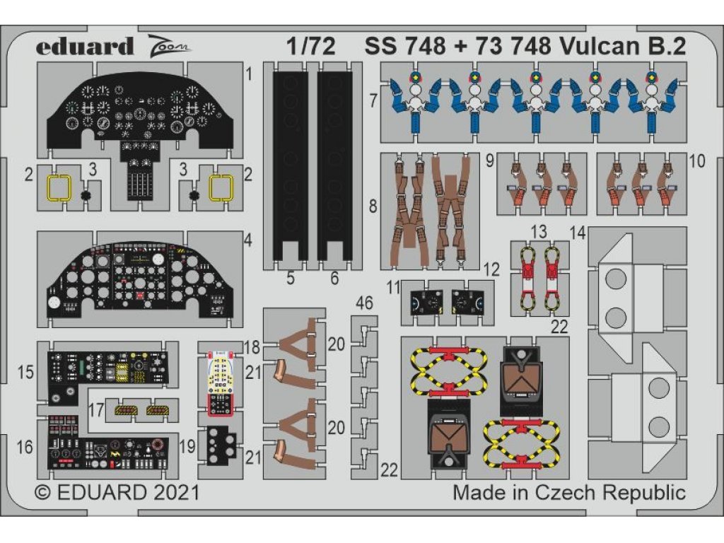 EDUARD SET 1/72 Vulcan B.2 for AIR