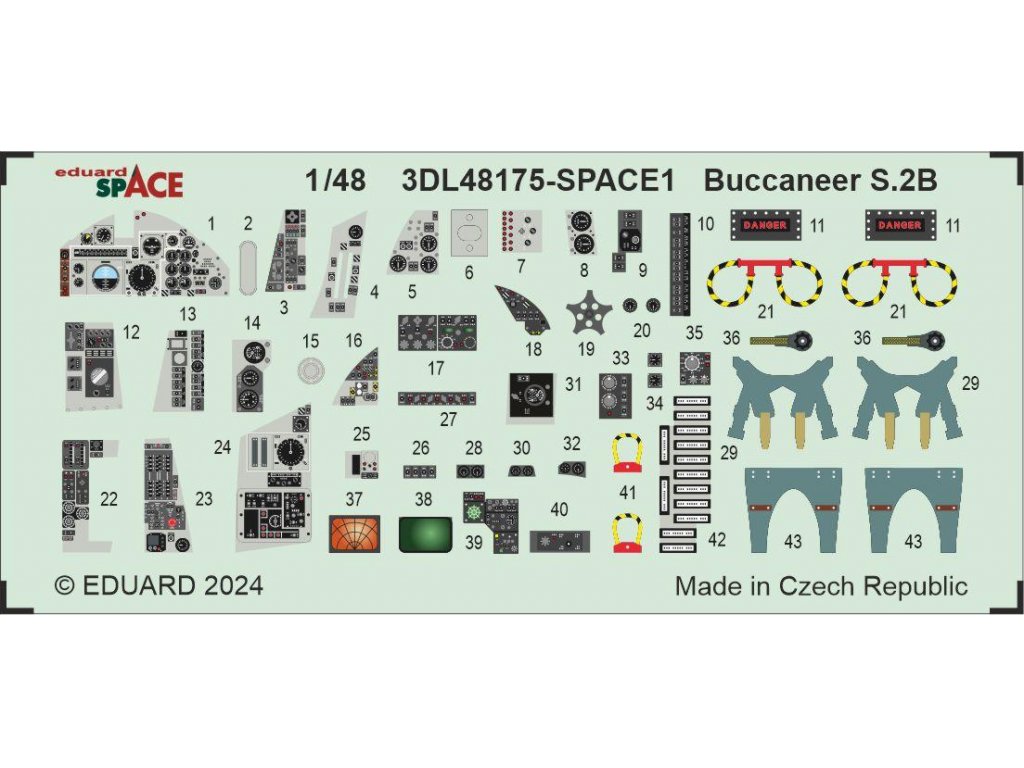 EDUARD SPACE3D 1/48 Buccaneer S.2B for AIR