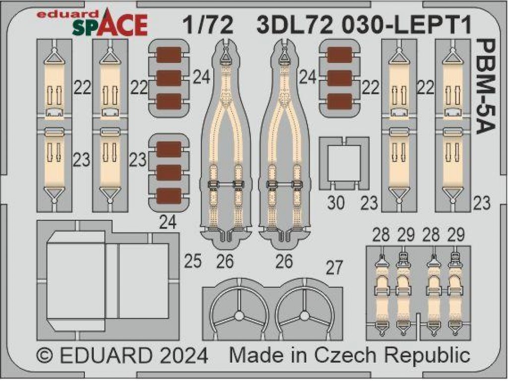 EDUARD SPACE3D 1/72 PBM-5A Mariner SPACE for ACA