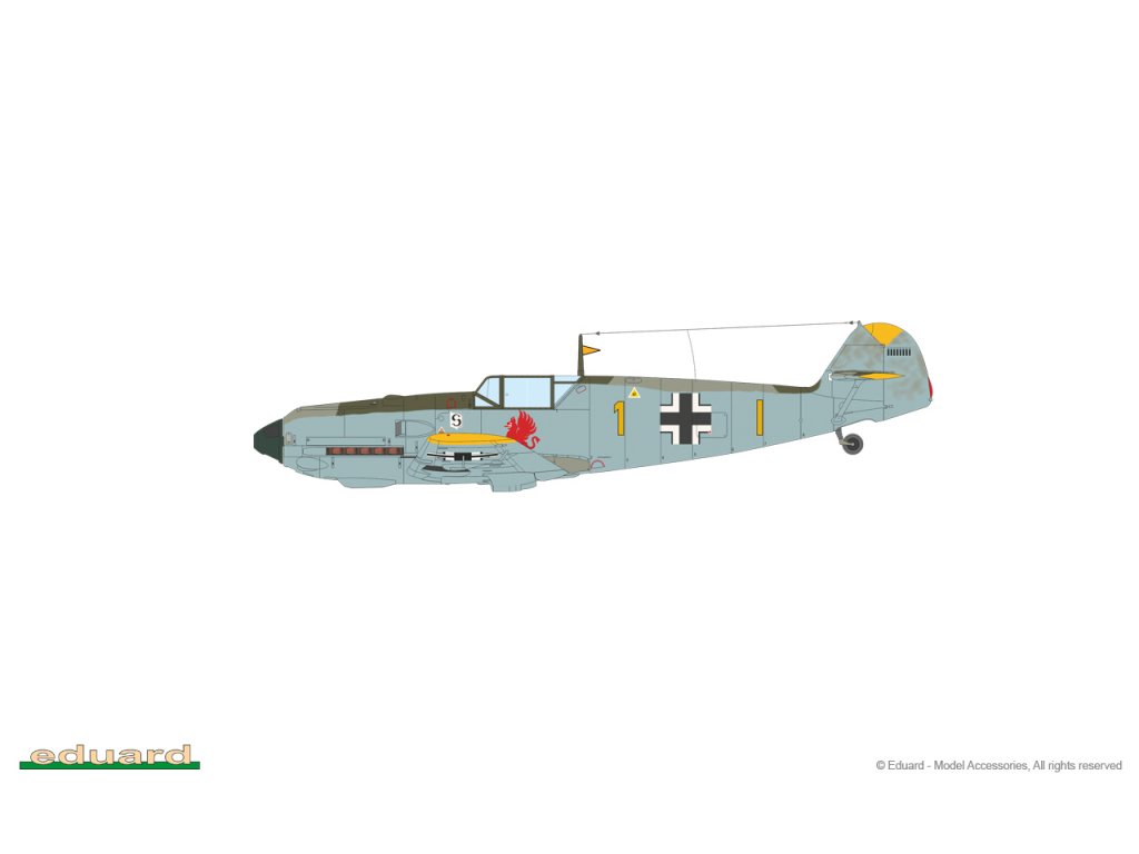 EDUARD WEEKEND 1/48 Bf 109E-4 