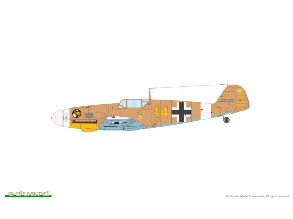 EDUARD WEEKEND 1/48 Bf 109F-4