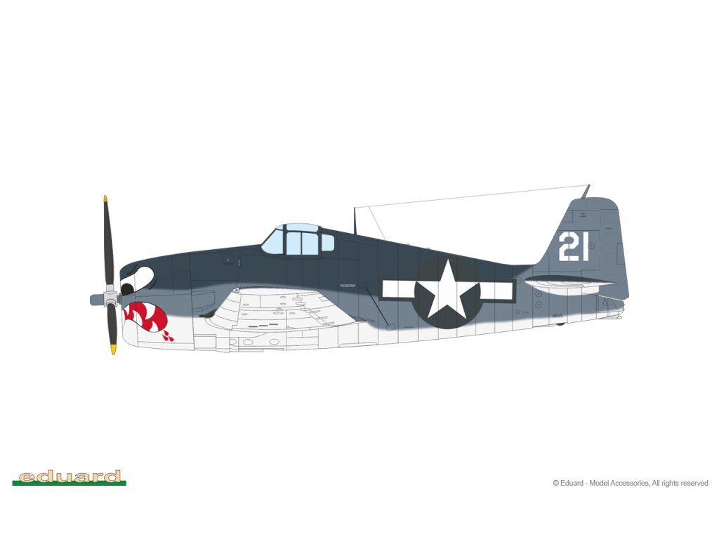 EDUARD WEEKEND 1/48 F6F-3 Hellcat 