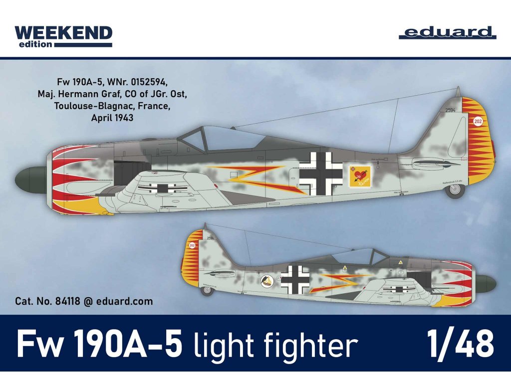 EDUARD WEEKEND 1/48 Fw 190A-5 light fighter