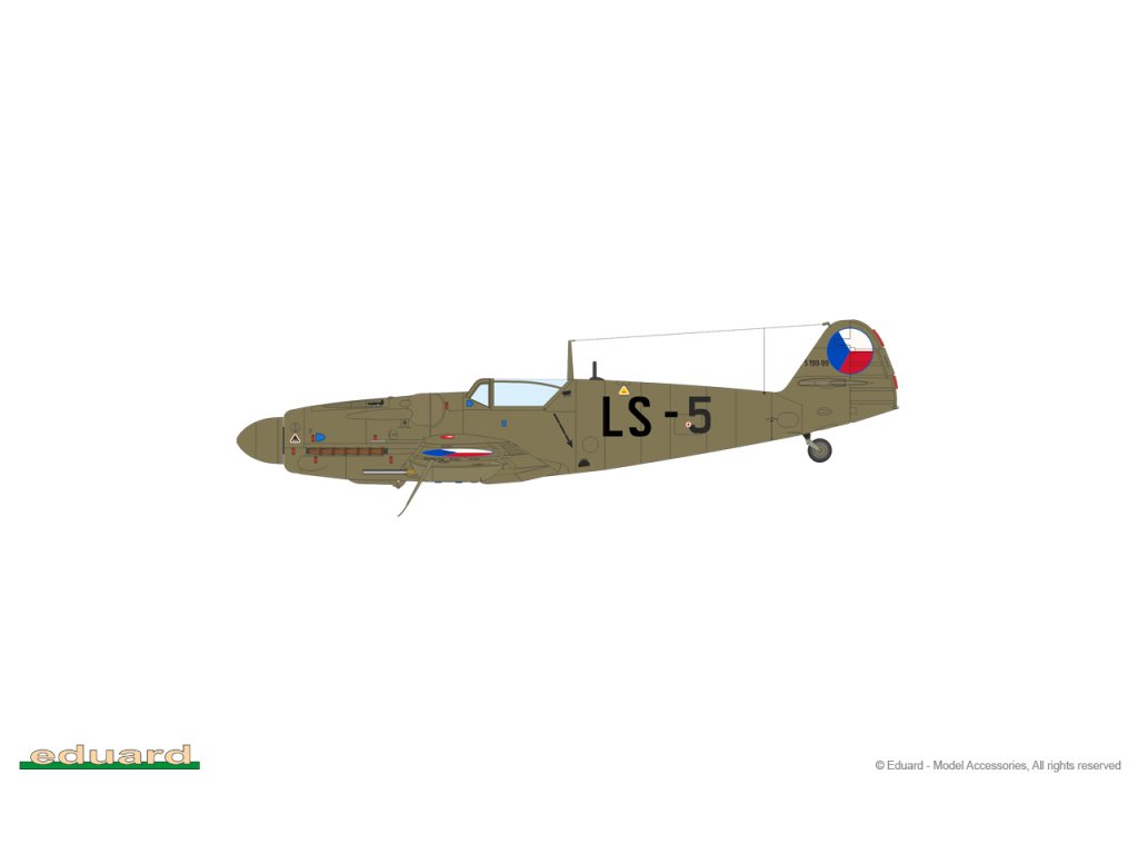 EDUARD WEEKEND 1/72 Avia S-199 ERLA canopy 