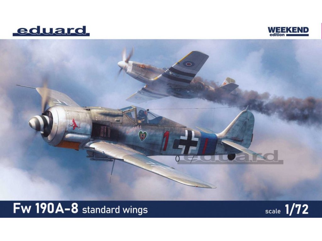 EDUARD WEEKEND 1/72 Fw 190A-8 standard wings