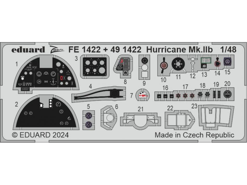 EDUARD ZOOM 1/48 Hurricane Mk.IIb for ARMA
