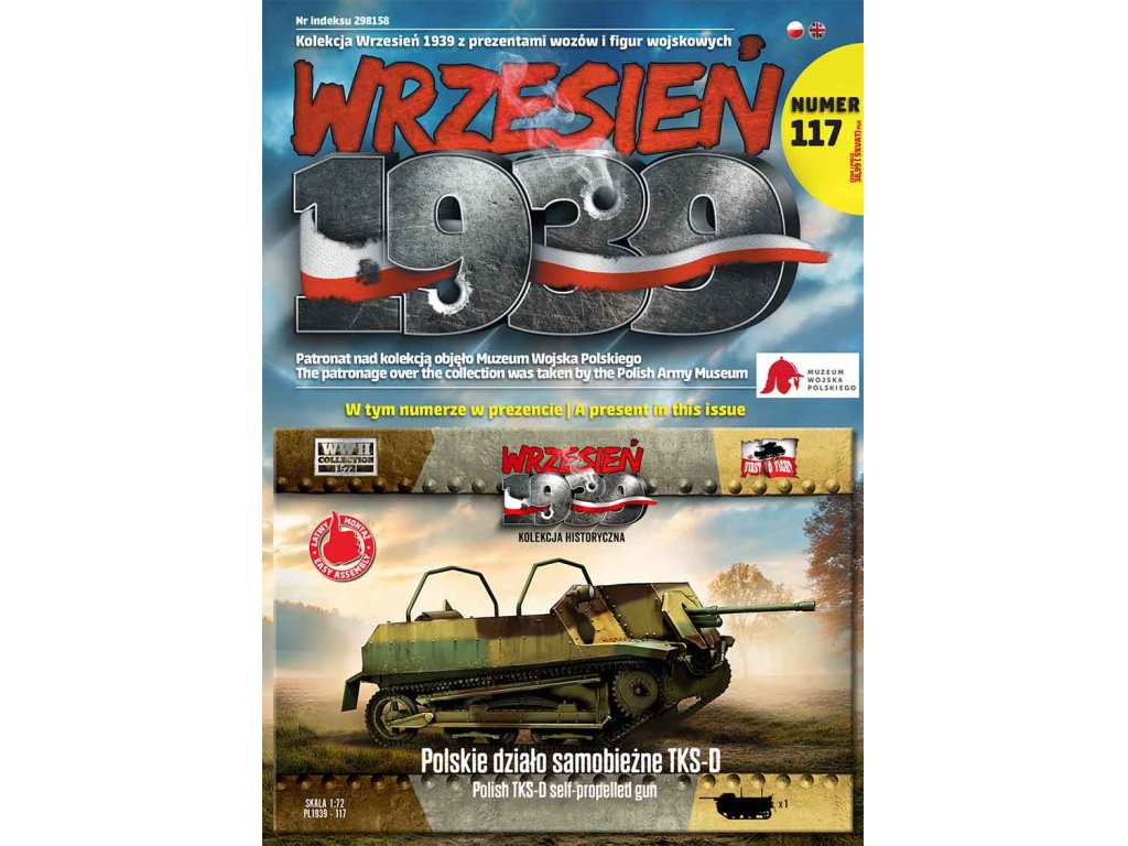 FIRST TO FIGHT PL117 1/72 Polish Self propelled gun TKS-D