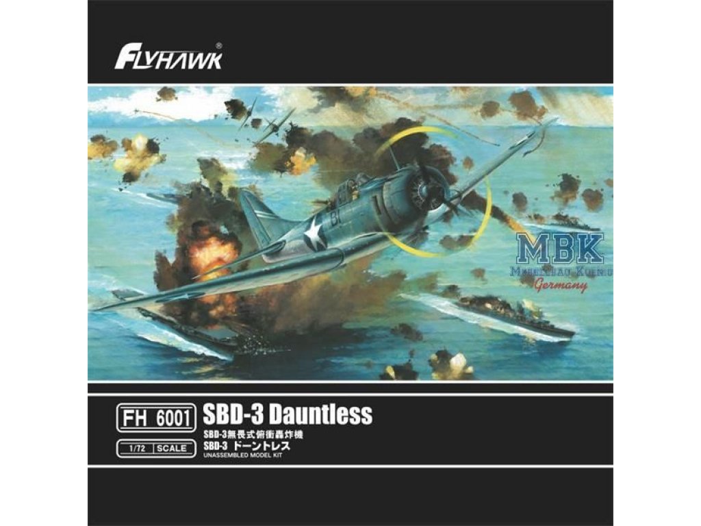 FLYHAWK 1/72 SBD-3 Dauntless