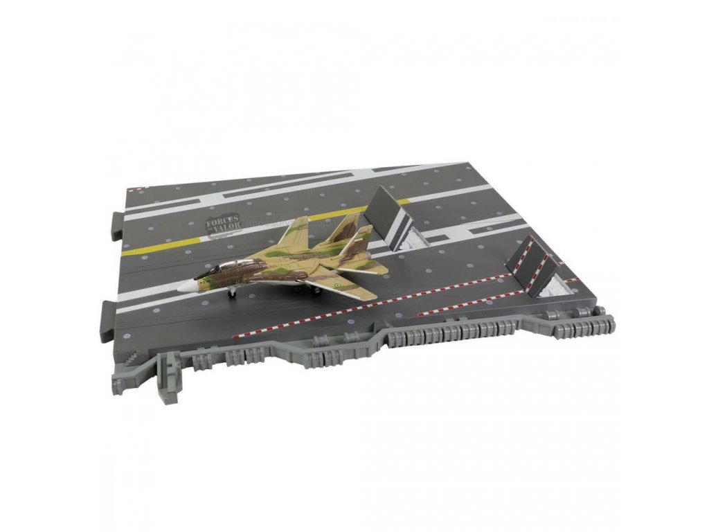 FORCE OF VALOR 831108 1/200 CVN-65 Deck, Section #H Deck + F-14A IRIAF, BuNo.160353 (3-6079), Tactical Fighter Base 8, Khatami, 1984 Asia Minor camouflage
