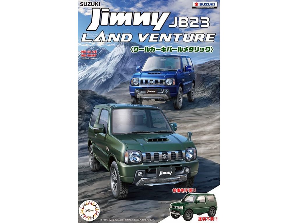 FUJIMI 1/24 Jimny JB23 Land Venture (Cool Khaki Pearl Metallic)