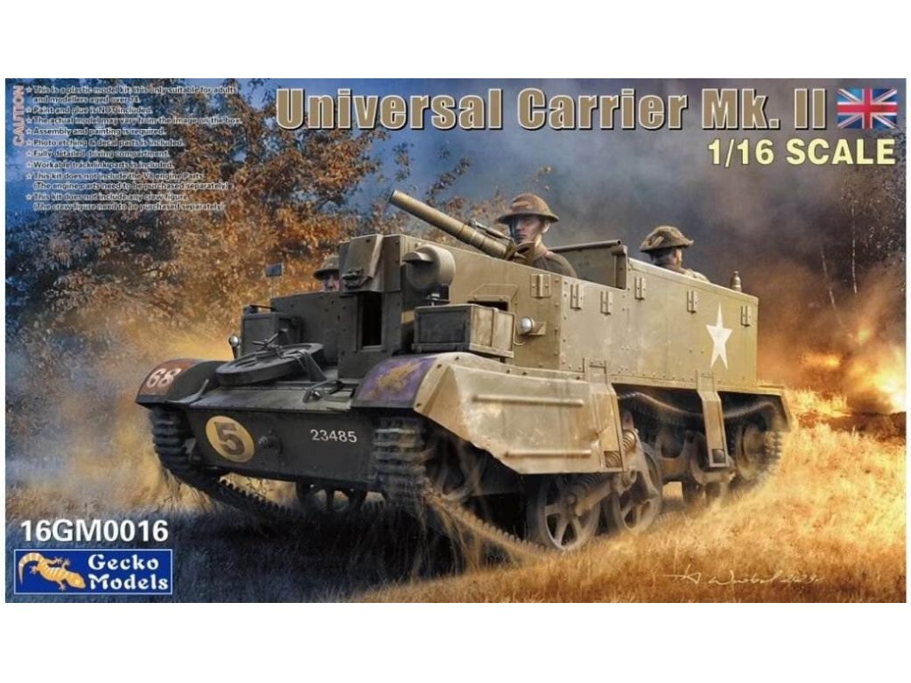 GECKO 16GM0016 1/16 Universal Carrier Mk. II