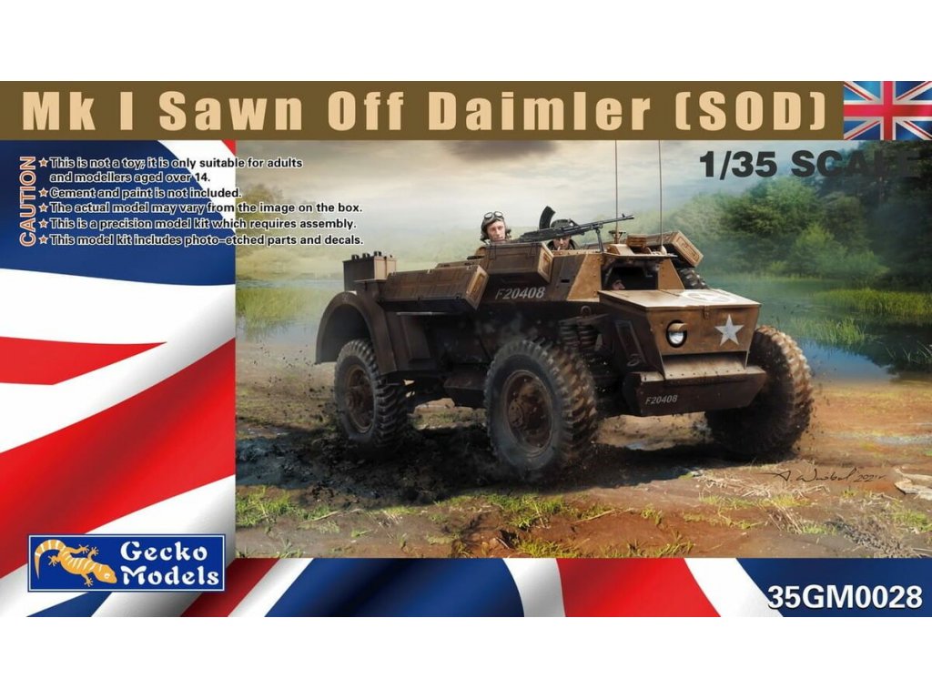 GECKO MODEL 1/35 Mk.I Sawn Off Daimler (SOD)