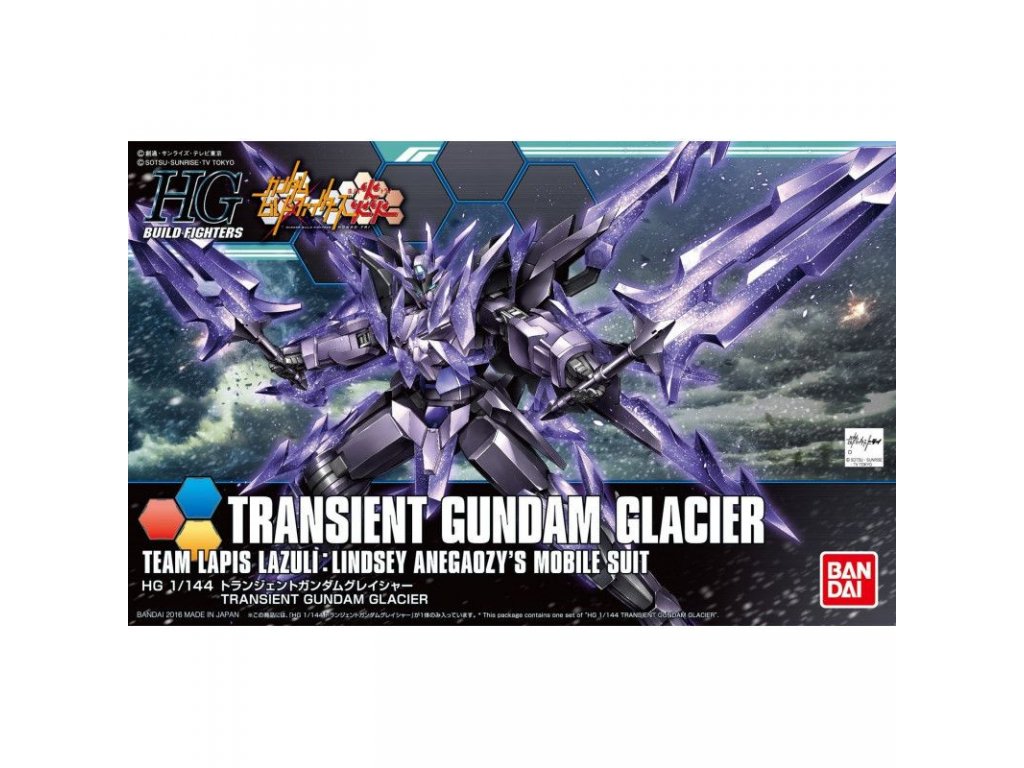 GUNDAM BANDAI 55441 HGBF 1/144 TRANSIENT GUNDAM GUN55441