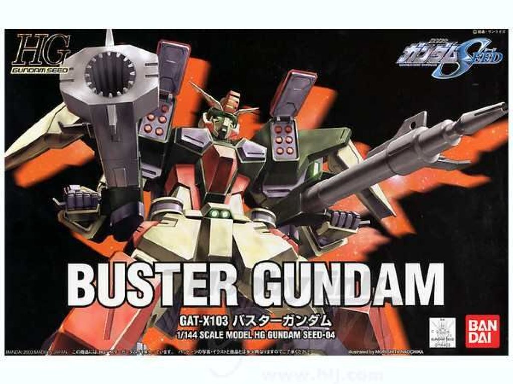 GUNDAM BANDAI HG 1/144 R03 BUSTER GUNDAM BL GUN60360