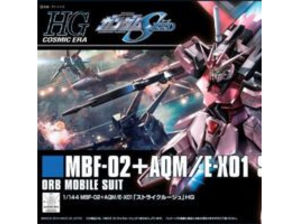 GUNDAM BANDAI HGCE 1/144 MBF-02+AQM / E-X01 STRIKE ROUGE