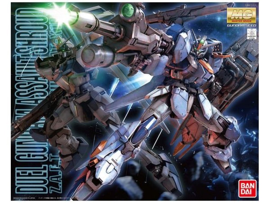 GUNDAM BANDAI MG 1/100 DUEL GUNDAM ASSAULT SHROUD BL GUN62904