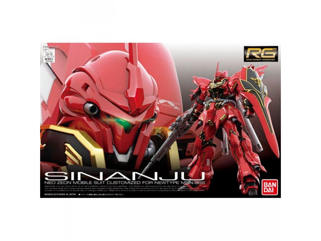 GUNDAM BANDAI RG 1/144 SINANJU GUN61619