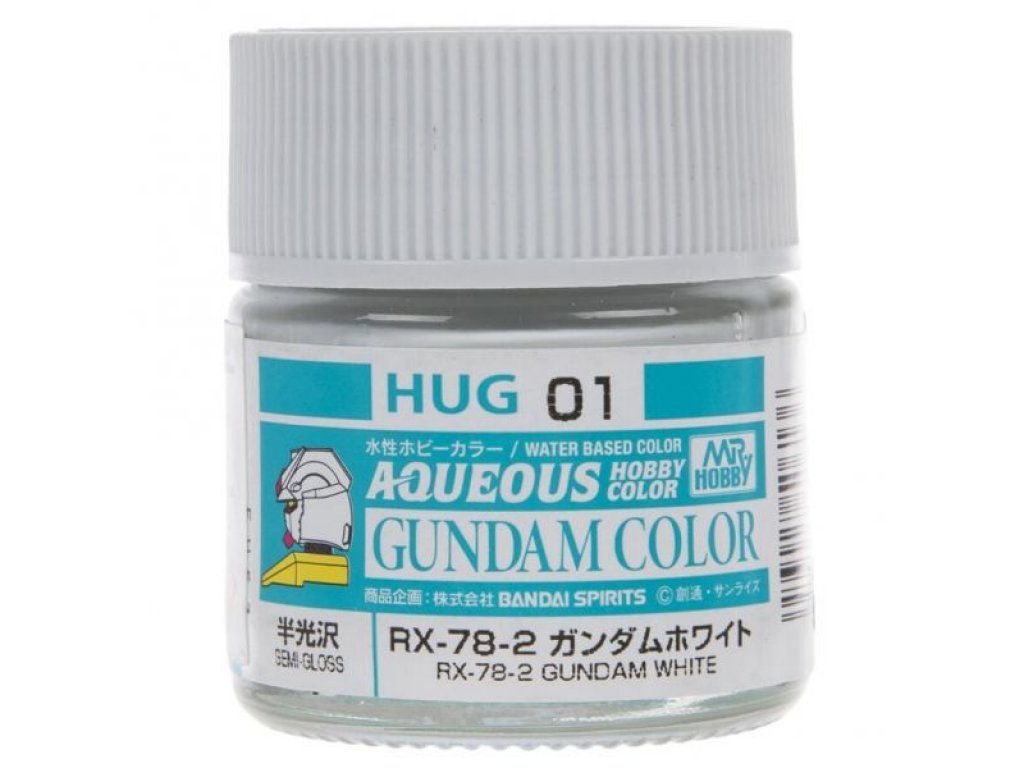 GUNZE Mr.Hobby Color HUG-01 RX-78-02 Gundam White